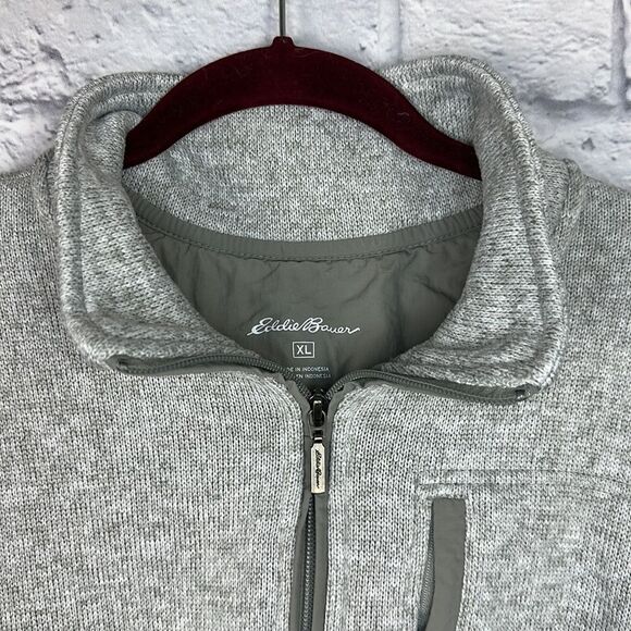Eddie Bauer Men’s Gray Pullover Size XL - Picture 2 of 7